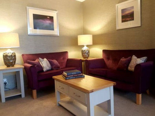 Sheltered accommodation lounge design