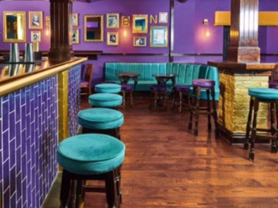 Opulent cocktail bar