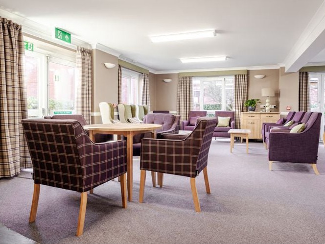 Sheltered accommodation lounge design